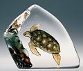 Sea Turtle-Glass Sealife Sculpture- MJ 33943