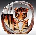 Mats Jonasson Tigro -Etched Glass