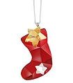 Twinkling Stocking Swarovski Crystal Ornament