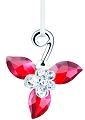 Winter Berries Swarovski Ornament, Light Siam Satin