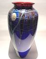 Satava  Blue Harvest Moon Vase  - tall