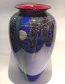 Satava  Blue Harvest Moon Vase  - medium