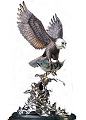 Barry Stein Evening Catch Bronze Eagle Sculpture