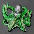 Barry Stein Lime Eli Bronze Octopus Sea Life Sculpture