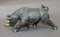 Barry Stein Black Rhinoceros Bronze Wildlife Sculpture