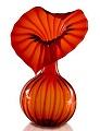 Frabel Studio Glass Heart "Red Heart Vase"