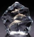 Destination Paradise - Dolphins Sculpture by Kitty Cantrell