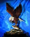 Barry Stein Nature's Bounty Bronze Eagle Sculpture