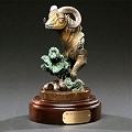 Barry Stein- Little Big Horn Bronze Wildlife Sculpture