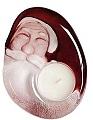 Santa Claus Single Votive Candleholder -  H69010