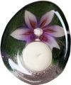 Flora Purple Flower - Mats Jonasson Tealight Candle holder 69012