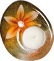 Flora Orange Flower - Mats Jonasson Tealight Candle holder 69011