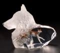 Wild Spirit, Wolf Sculpture by Kitty Cantrell
