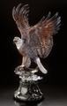 Over The Rainbow, Eagle Sculpture by Kitty Cantrell