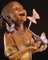 Hope - A young child with Butterflies.