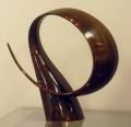 "Resilience"-Free Form Modern Wood Sculpture
