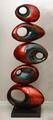 "Rock" five Balls Free Form Contemporary Sculpture