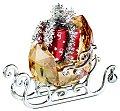Swarovski Winter Sleigh - Vintage Crystal and Rhodium Filigree Sleigh