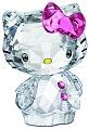 Swarovski Crystal Hello Kitty with Pink Hair Bow