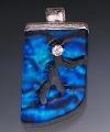 Hidden Treasure Dichroic IG Malachite Pendant