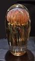 Purple Glass Jellyfish Sculpture Satava med