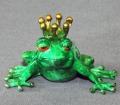 Barry Stein Frog Prince Green Bronze Frog Sculpture