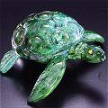 Sea Turtle Glass Sculpture by Michael Hopko - Soul Glass