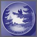 B&G Christmas Plate