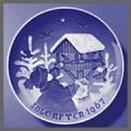 B&G Christmas Plate