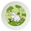Moomin Plate, Moomintroll Grass-Green