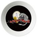 Moomin Plate, Ancestor, Black