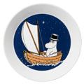 Moomin Plate, Moominpappa, Blue