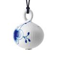2024 Blue Fluted Mega Xmas ornament # 1