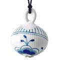 2024 Blue Fluted Mega Xmas ornament # 2