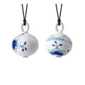 2024 Blue Fluted Mega Xmas Orn. # 3, 2 pack