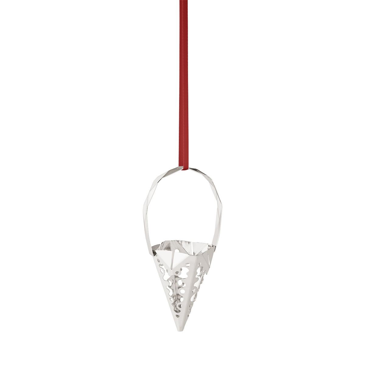 2022 Georg Jensen Christmas Ornament Silver Cone