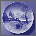 B&G Christmas Plate