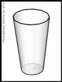 I drink my liquids from a cup