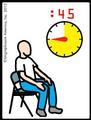 I need to stay sitting upright for 45 minutes after meals