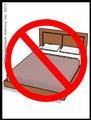 I should not eat in bed