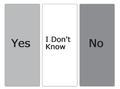 Basic Yes No Board