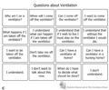 Questions about Ventilation.