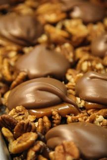 Chocolate Pecan Turtlets