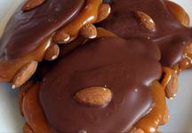 Chocolate Almond Turtlets