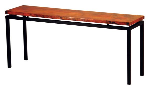 Mission Copper Console Table