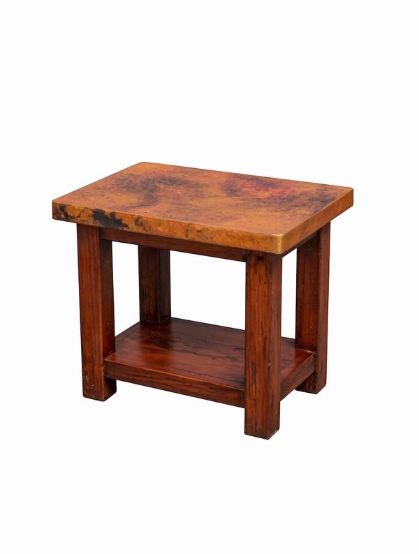 Paloma Copper End Table (20" x 28")