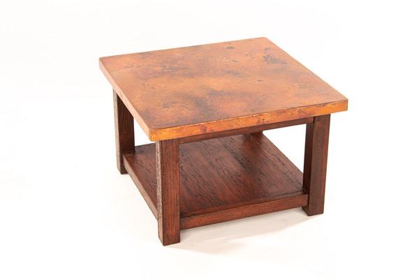 Paloma Copper End Table (33" x 33")