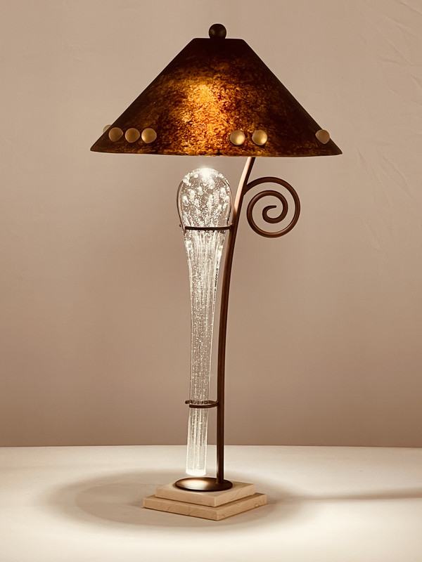 Lamp De Earl Amber Table Lamp