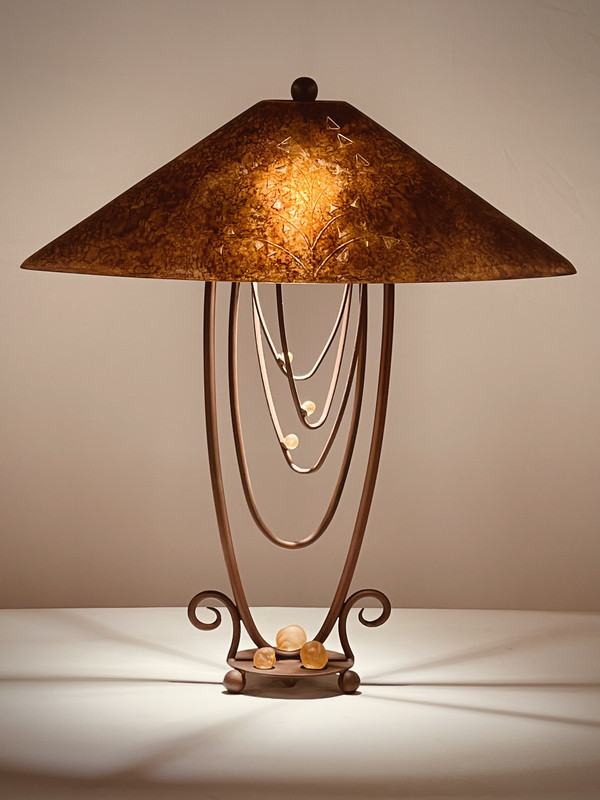 Annabelle Amber Lamp