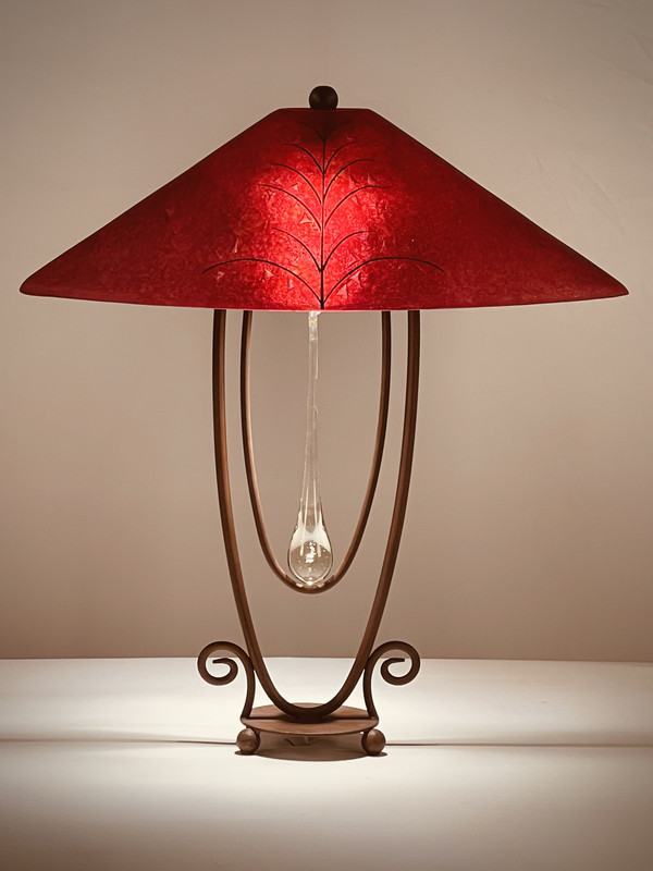Egipcia Garnet Table Lamp